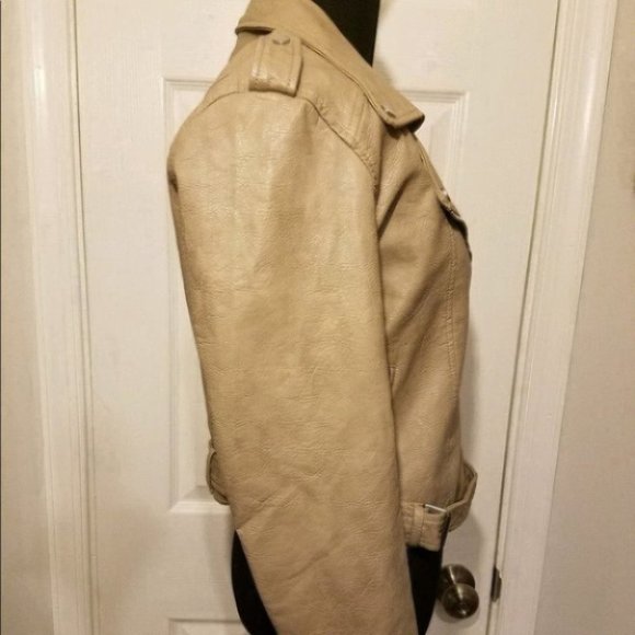 Romeo & Juliet Couture Faux Leather Moto Jacket - Picture 7 of 10